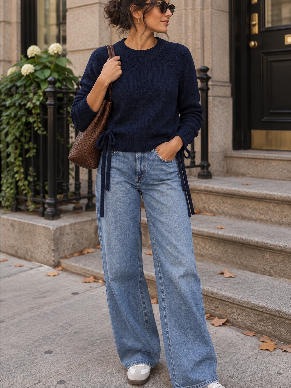 J. Crew Navy Crewneck Sweater NWT